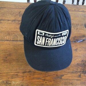 Bayside black ball cap California San Francisco one size